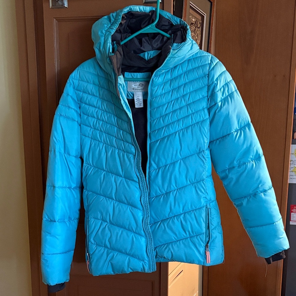 Champion Kids Puffer Jacket - Teal